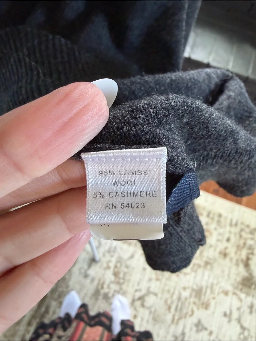 Banana Republic soft charcoal